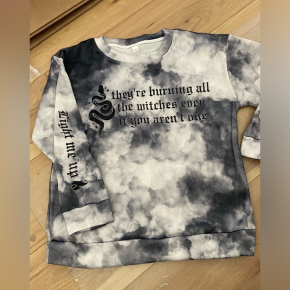 I Did Something Bad/They’re Burning All The Witches Sweater TS Lyrics Eras - Picture 2 of 3